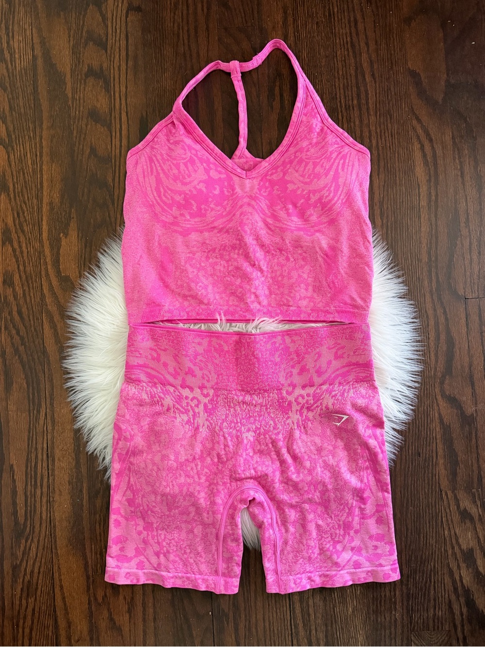 Gymshark Adapt animal Set shorts and top